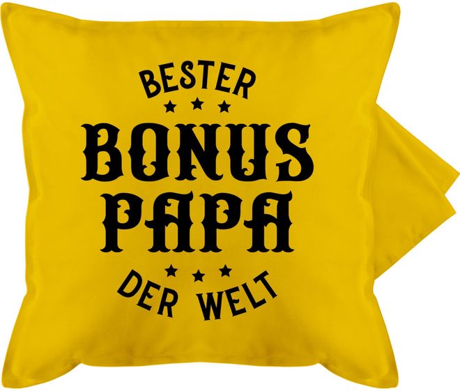 Kissenbezug „Papa“-Geschenk – 45x45 Cm, Aus Leinen, Einseitig Bedruckt, Mit Unsichtbarem Reißverschluss