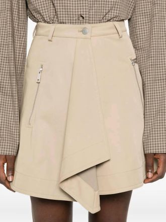 Nanushka Inge Mini Skirt In Beige