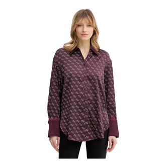 Guess Dames, Blouses & Shirts, Veelkleurig, Maat: XS Poliester