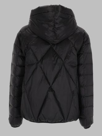 Fay Argyle Degrad&eacute; Quilted Down Jacket - Black