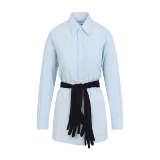 Maison Margiela Shirts, female, Blue, Size: XS S52Dt0060.M35480 Shirt