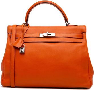 Hermès 2006 Swift Kelly II Retourne 35 boekentas - Oranje