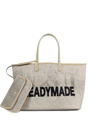 Readymade Dorothy medium shopper met logodetail - Beige