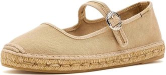 Free People Oasis Mary Jane Espadrilles Womens Sandals Sunstone Sand : EU 40 (US Womens 10) M, Cotton