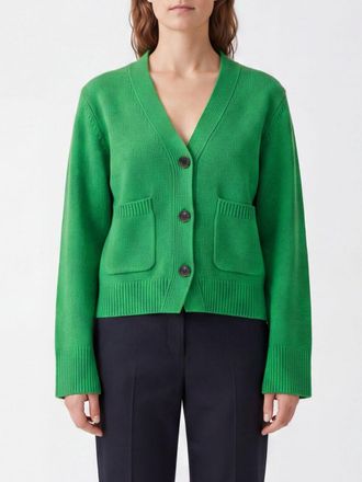 Lisa Yang 100% Cashmere V-Neck Cardigan with Ribbed Trims