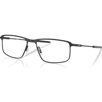 Oakley 56mm Rectangle optical glasses in Black at Nordstrom