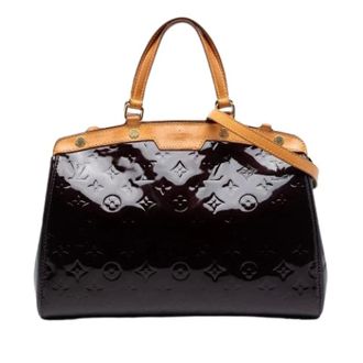 Louis Vuitton Pre-owned Handbags, female, Purple, Size: ONE SIZE Pre-owned Brea MM