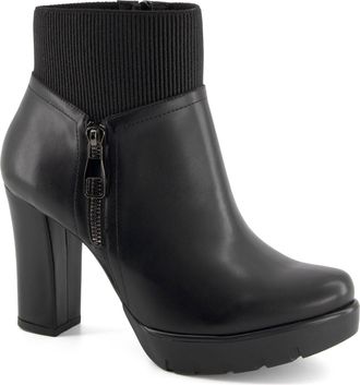 Andrea Womens Heeled Loafer Boots