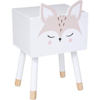Atmosphera Cabecera Infantil Zorro - Blanco - Madera Atmosphera Cr&eacute;ateur DInt&eacute;rieur