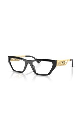 Versace 55mm Irregular optical glasses in Black at Nordstrom