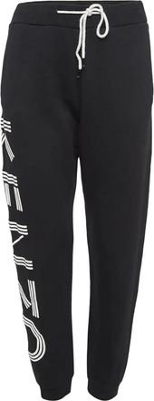Kenzo Pantaloni sportivi in cotone con logo - Nero