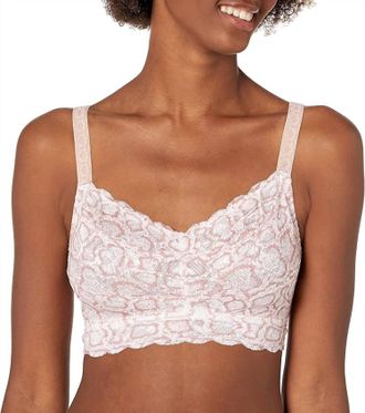 Cosabella Never Say Never Curvy Sweetie Soft Bra In Mandorla Snake