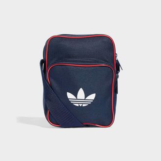 adidas Sporttasche ADIDAS ORIGINALS ADICOLOR CLASSIC SMALL ITEM, Damen, night indigo, better scarlet, Obermaterial: 100% Polyester, Taschen Sporttasche, aus 
