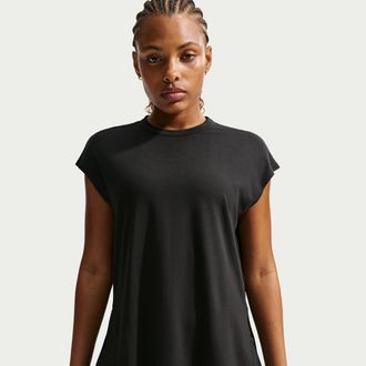 Nike Womens 24.7 ImpossiblySoft Dri-FIT Tank Top in Black | IO1622-010