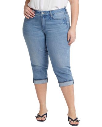 NYDJ Plus Marilyn Lakefront Crop Jean