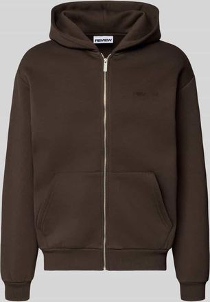 Review Sweatjacke mit K&auml;nguru-Tasche in Dunkelbraun, Gr&ouml;&szlig;e XXL