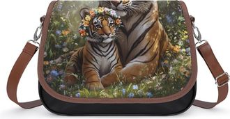 Generic Tiger Crossbody Bags for Women Shoulder Messenger Bag Purse Handbags
