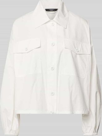 Max Mara Loose Fit Blouson aus reiner Baumwolle Modell ORIGANO in Weiss, Gr&ouml;&szlig;e 34