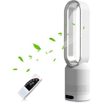 OEM Ventilador De Torre Silencioso De 58 Cm, 8 Velocidades, Oscilaci&oacute;n De 90&deg;, Mando A Distancia, Temporizador De 2 Horas. Ideal Para Sal&oacute;n O Dormitorio. 