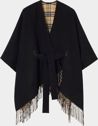 Burberry Tay Wool Cape