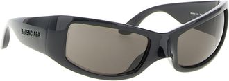 Balenciaga Mens Black Polyamide Sunglasses