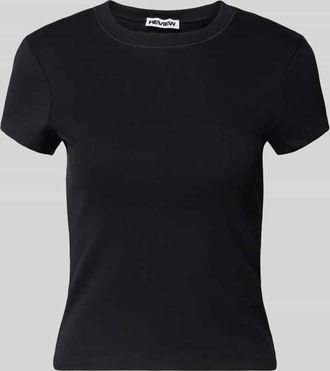Review T-Shirt mit Rundhalsausschnitt in Black, Größe XL