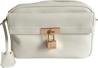 Fracomina Witte Eco-leren Schoudertas - Dames - Schoudertassen - Wit - ONE Size - Leer - Tassen