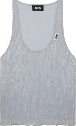 GCDS Gcds, Dames, Tops, Grijs, Maat: M Jersey