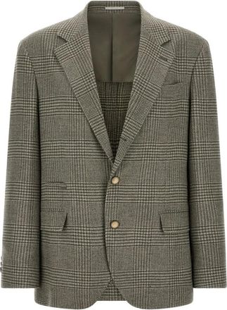 Brunello Cucinelli Jassen, Heren, Groen, XL, Blazers