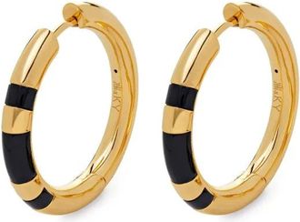 Monica Vinader medium Kate Young hoop earrings - Oro