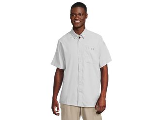 Under Armour Drift Tide 2.0 Short Sleeve Mens Clothing Halo Gray/Steel 1 : SM, Polyester/Nylon/Mesh