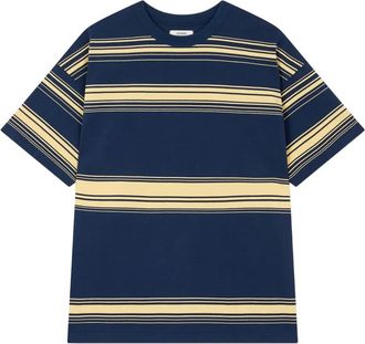 STUDIO TOMBOY T-shirt in cotone a righe - Blu