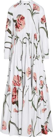 Giambattista Valli Abito da sera con stampa - Bianco
