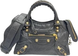 Balenciaga Pre-owned Handbags, female, Gray, Size: ONE SIZE Pre-owned Vintage Handbag