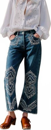 Farm Rio Cornely Pants In Denim