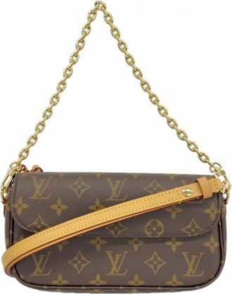 Louis Vuitton Brown Pochette (Pre-Owned)
