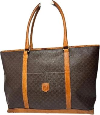 Celine Pre-owned Vintage Tote Bag - Dames - Vintage Shopper - Bruin - ONE Size - Leer - Vintage