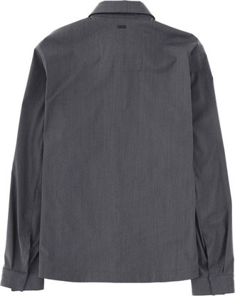 Herno Wool Blend Overshirt - Gray