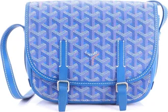 Goyard Belvedere Messenger Bag Coated Canvas with Leather PM