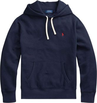 Ralph Lauren Hoodies & sweatvesten, Heren, Blauw, L, Katoen, Klassieke Pullover Hoodie
