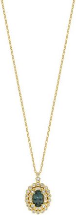 Bony Levy Spinel & Diamond Pendant Necklace in 18K Yellow Gold at Nordstrom