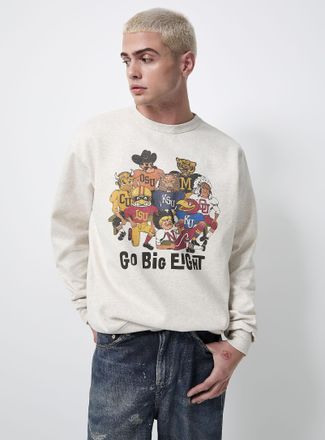 Le 31 Mens Varsity retro sweatshirt Imported from Seoul