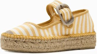 Free People Surfside Mary Jane 2.0 Womens Shoes Lemon Zest : EU 41 (US Womens 11) M, Canvas