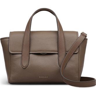 Radley London Mayfair Lane Small Flapover Satchel Bag in Coffee at Nordstrom Rack