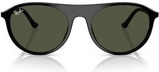 Ray-Ban 56mm Polarized Square Sunglasses in Black at Nordstrom Rack