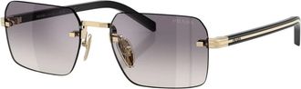 Prada PR D55S Zonnebril - Heren - Accessoires - Geel - Maat: 55 MM Polyamide