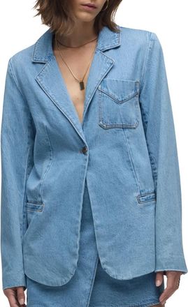 Hudson Stylized Boyfriend Blazer In Mountain