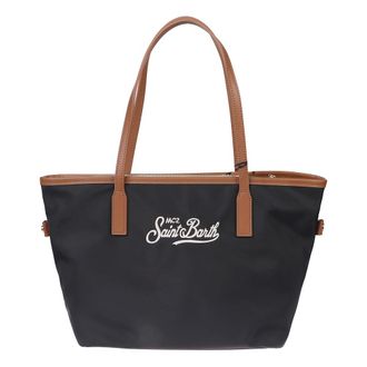 MC2 Saint Barth Tote Bags, female, Black, Size: ONE SIZE City Tote Bag