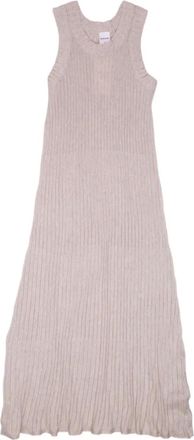 Kowtow Abito smanicato a coste - Rosa