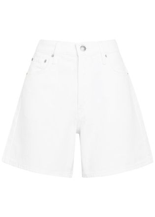 Rag & Bone Rag & Bone Kaia Denim Shorts - White - 27 (W27 / UK8-10 / S)